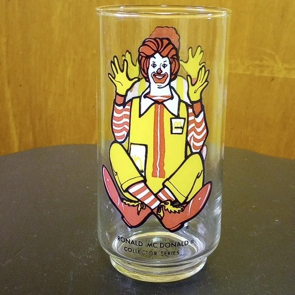 Vtg McDonald's Glasses: Ronald Hamburglar Mayor McCheese Big Mac Captain Crook - Picture 2 of 6